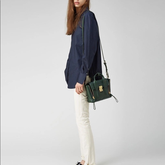 3.1 Phillip Lim Mini Pashli Satchel Jade Green - Picture 11 of 13